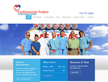 Tablet Screenshot of cvsurgnv.com